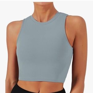 Natural Feelings Nudi Sports Bras for Women Removable Padded Yoga Tank SZ L